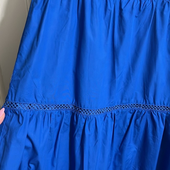 NWT TCEC Royal Blue Ruffle Tiered Maxi Dress Size Large - Picture 5 of 6